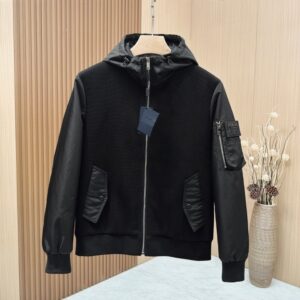 프라다 2025ss pd 패치 후드집업 자켓