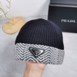 프라다 헤링본  비니