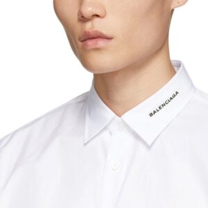 발렌시아가 로고 셔츠