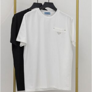 프라다 [PRADA] 프라다 삼각로고 가슴 포켓 티셔츠