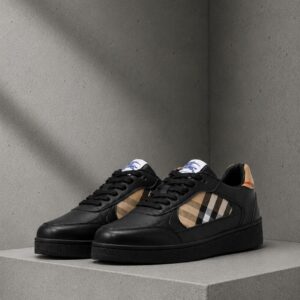 버버리 [BURBERRY] 수입프리미엄급 버버리 체크 테라스 스니커즈 블랙