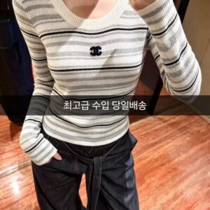 셀린느 스트라이프 니트