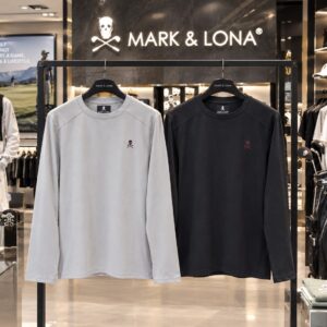마크앤로나 [MARK & LONA] 약기모 스몰 로고 슬리브 긴팔 티셔츠