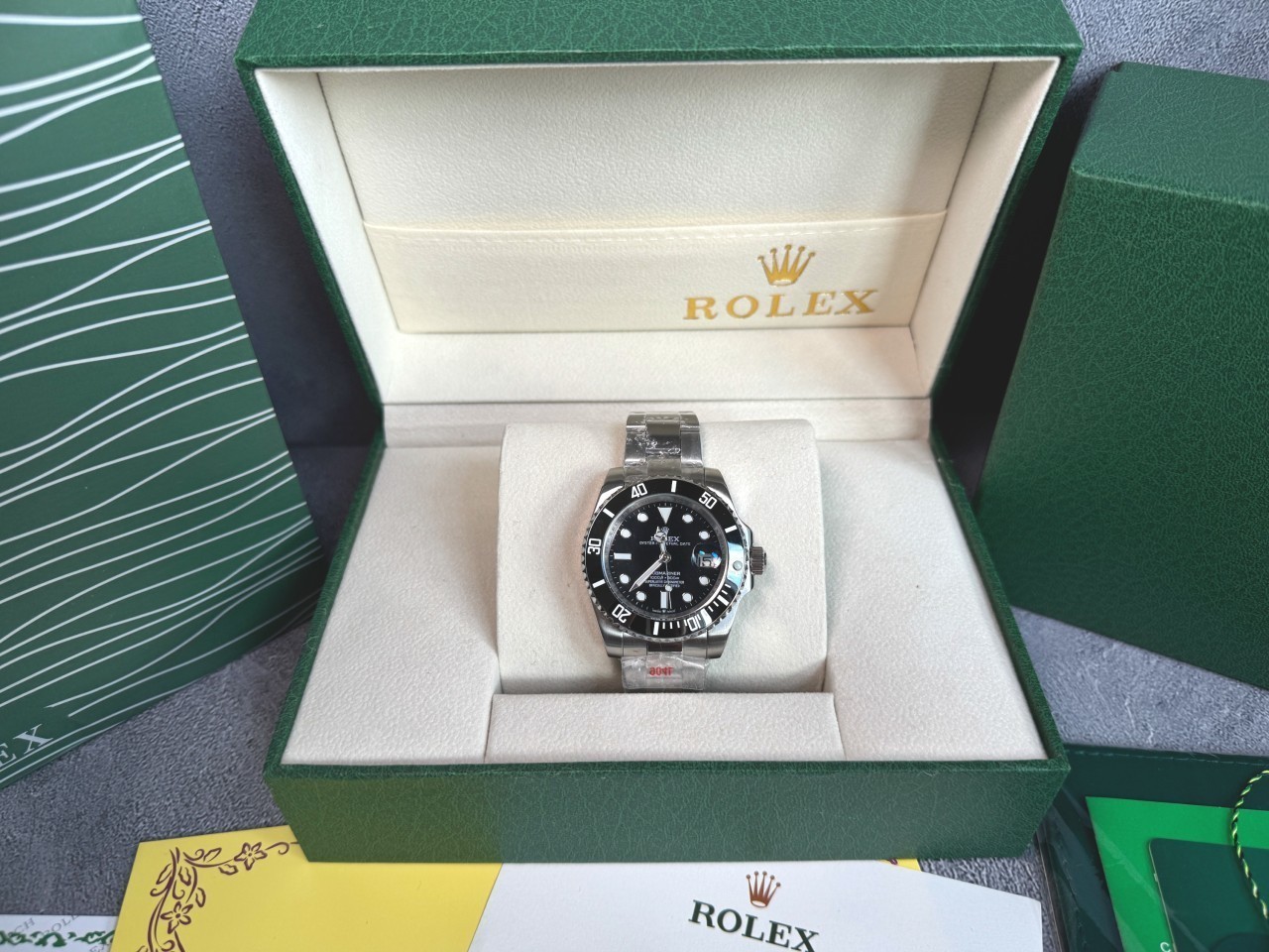 로렉스 서브마리너 블랙다이얼 40mm