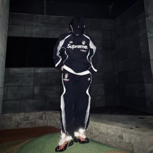 슈프림 x 엄브로 트랙 수트