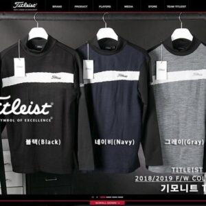 타이틀리스트 기모 니트 T-shirt