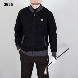 지포어 남자 3625 블루종 기모 니트 집업