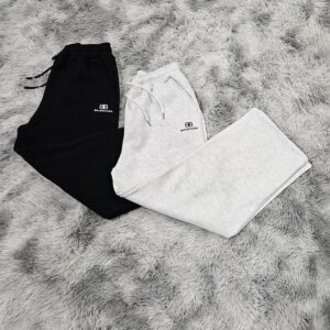 발렌시아가 체인 기모 와이드 팬츠