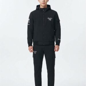말본 [MALBON] Victory 후디 자켓 조거팬츠 기모 트레이닝 셋